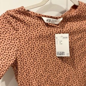 Cute kids leaped print long sleeve tee